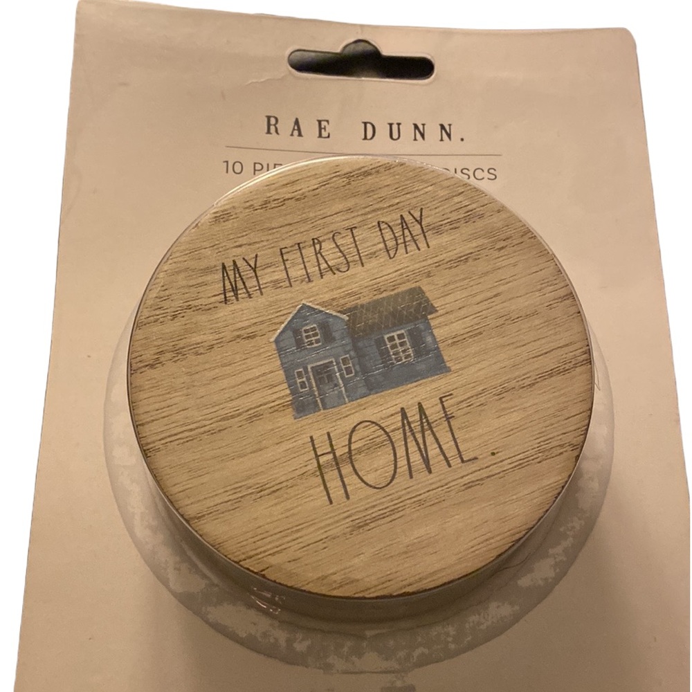 NEW Rae Dunn 10pc milestone discs (baby)